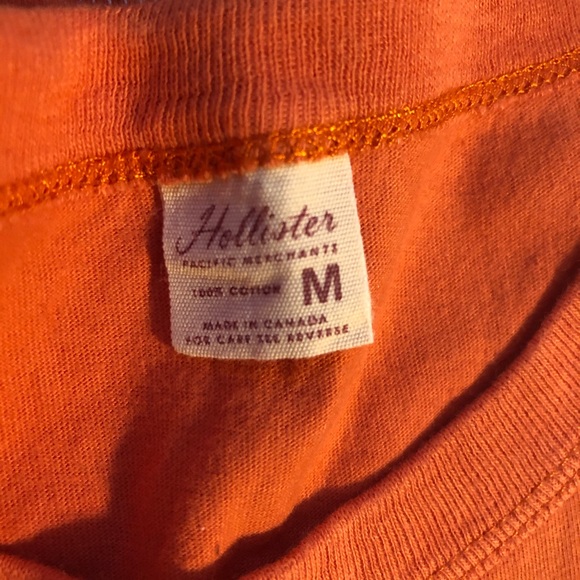 ORANGE COTTON TEE - Picture 2 of 2